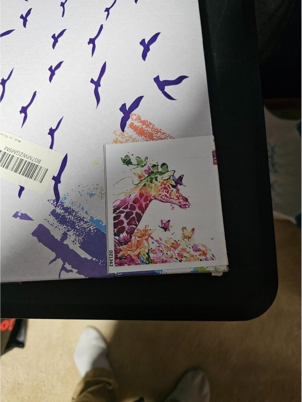 DIY Digital Painting Kit - Paint by Numbers - Giraffe NEW